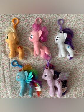 Ty Plush My Little Pony
Collection Keychain Clip MLP